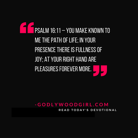 Today's Daily Devotional for Women - You're made for joy.