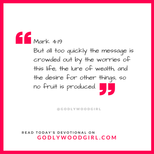 Today's Daily Devotional for Women - Get Rid of Distractions