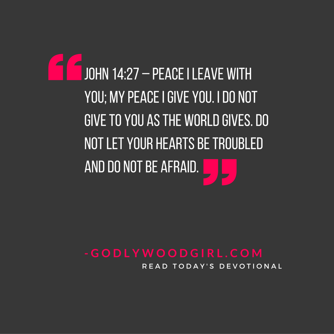 Today's Daily Devotional for Women - Be At Peace