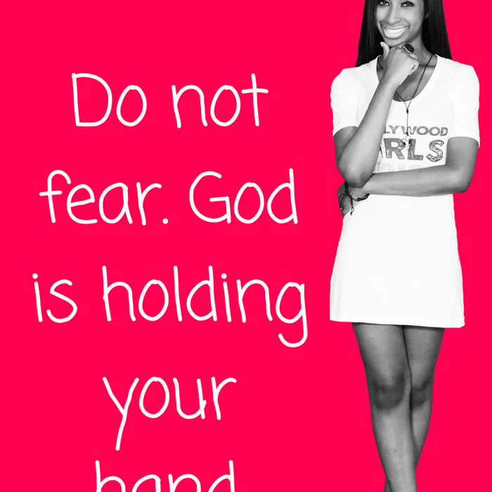 Today's Daily Devotional For Women - Do not fear. God is holding your hand.