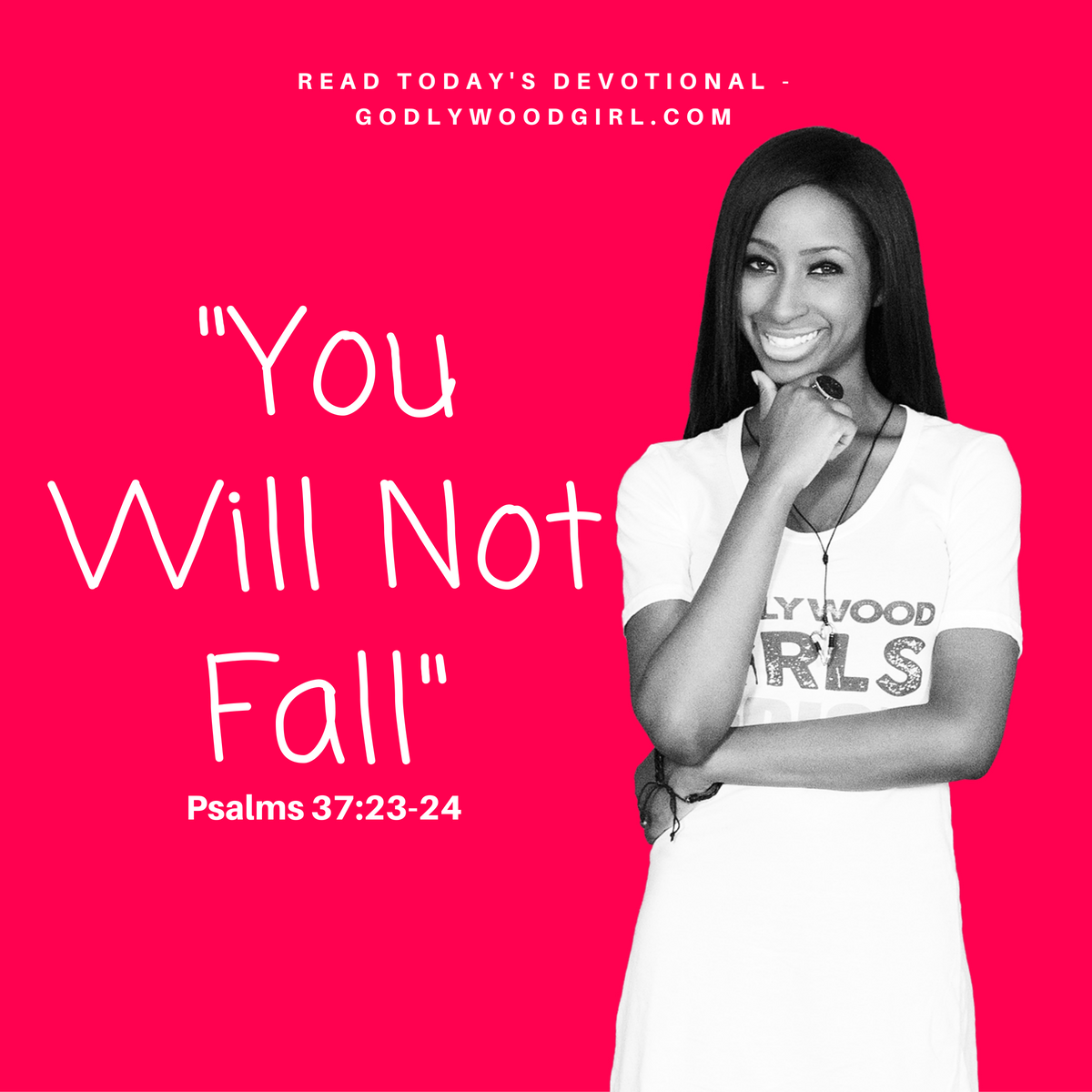 Today's Daily Devotional for Women - You Will Not Fall