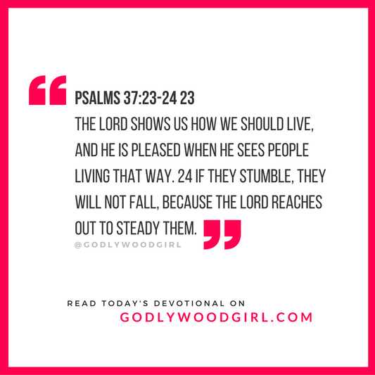 Today's Daily Devotional for Women - You Will Not Fall